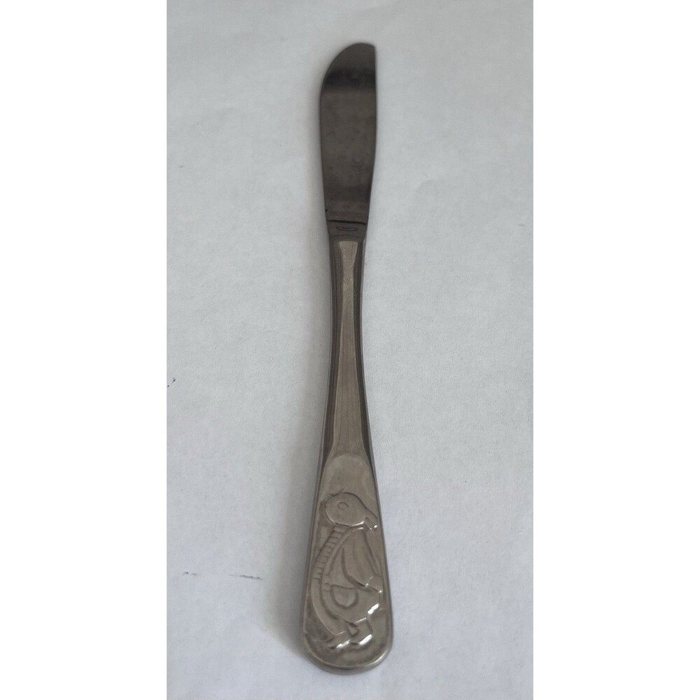 VTG Peter Rabbit Grenadier England UK Silver Plate Baby Knife Utensil